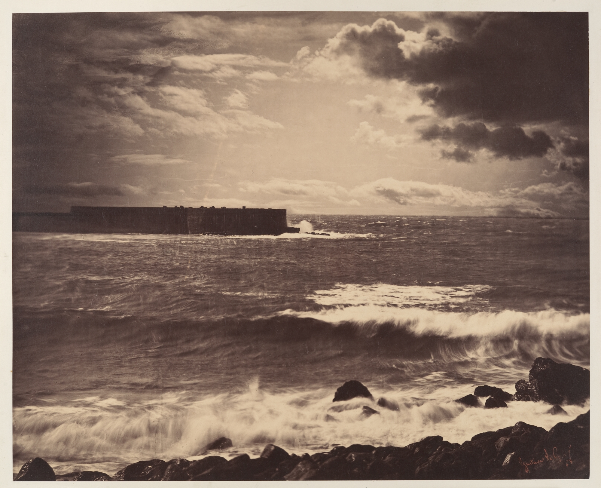 The great wave, di Gustave Le Gray - 1857